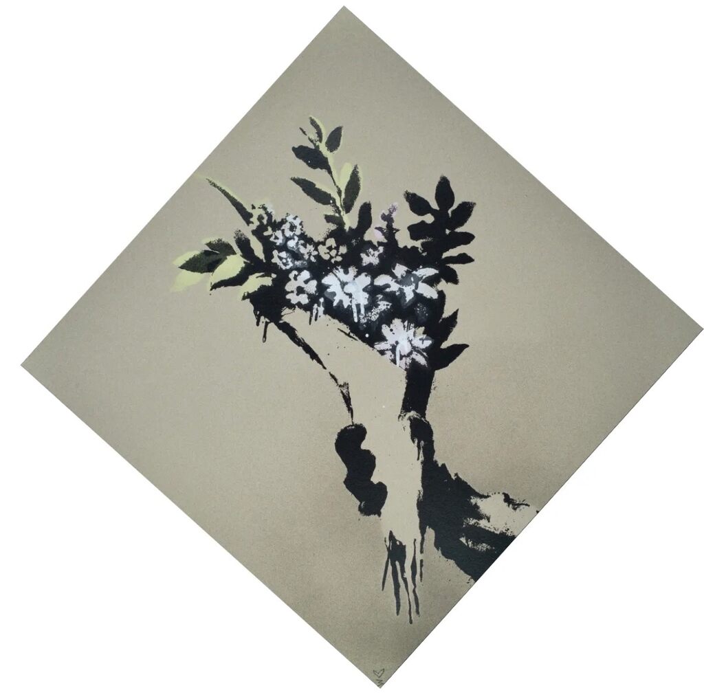 Banksy, BUNCH OF FLOWERS, 2021