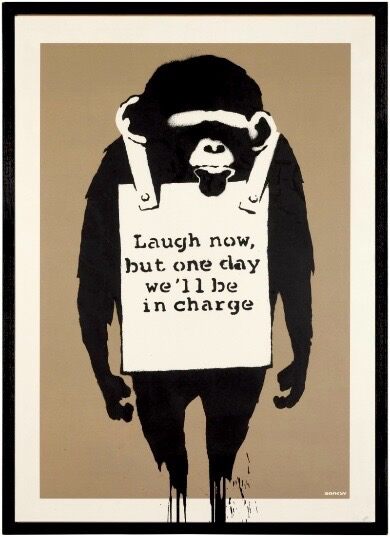 Banksy, Laugh Now, 2003