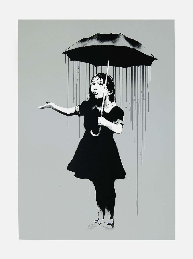 Banksy, NOLA (Grey Rain), 2009