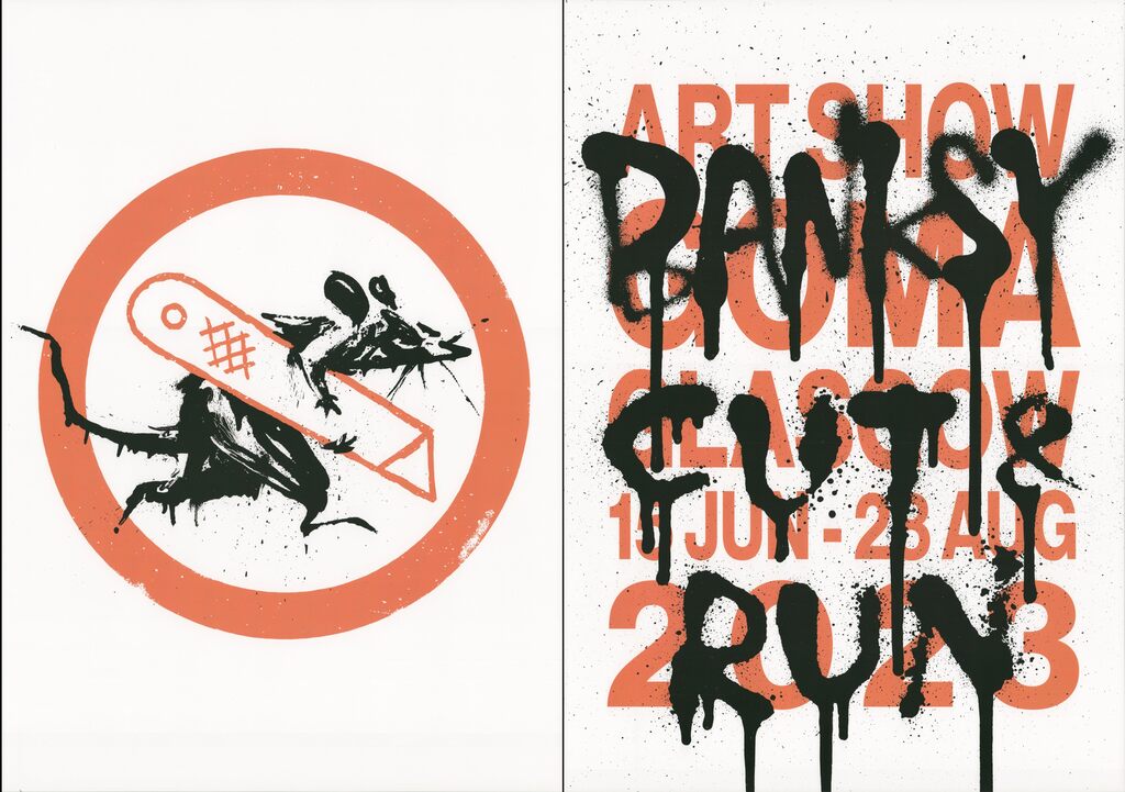 Banksy, Cut & Run, 2023