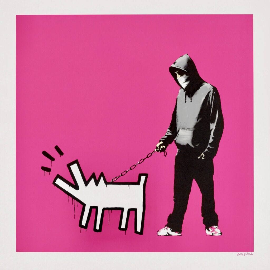 Banksy, Choose Your Weapon (Magenta), 2010