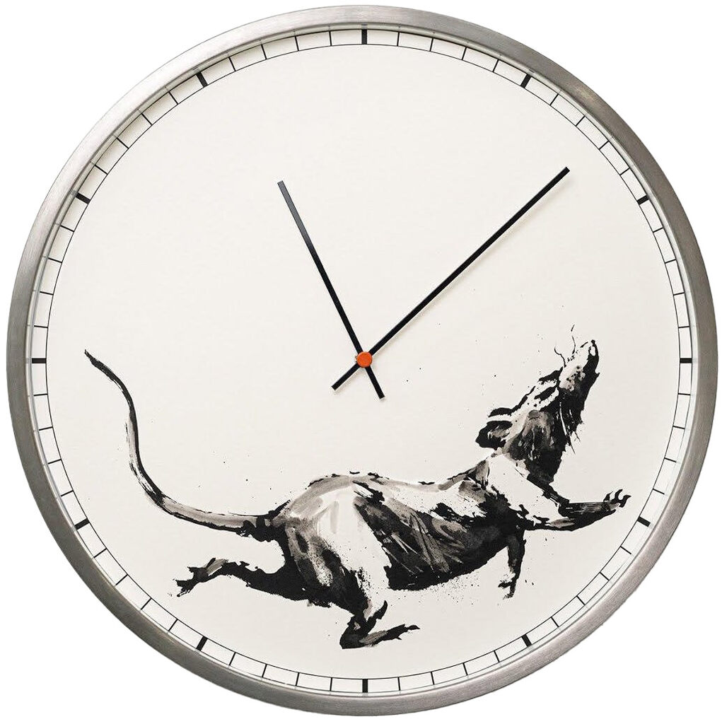 Banksy, Rat Clock, 2019