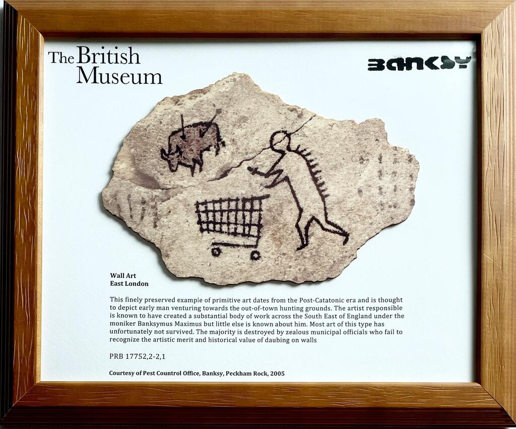 Banksy, Peckham Rock (In cornice), 2018
