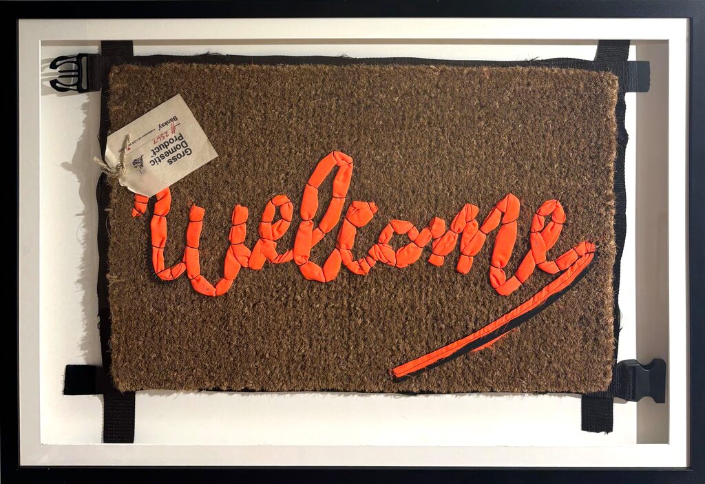 Banksy, Welcome Mat, 2019