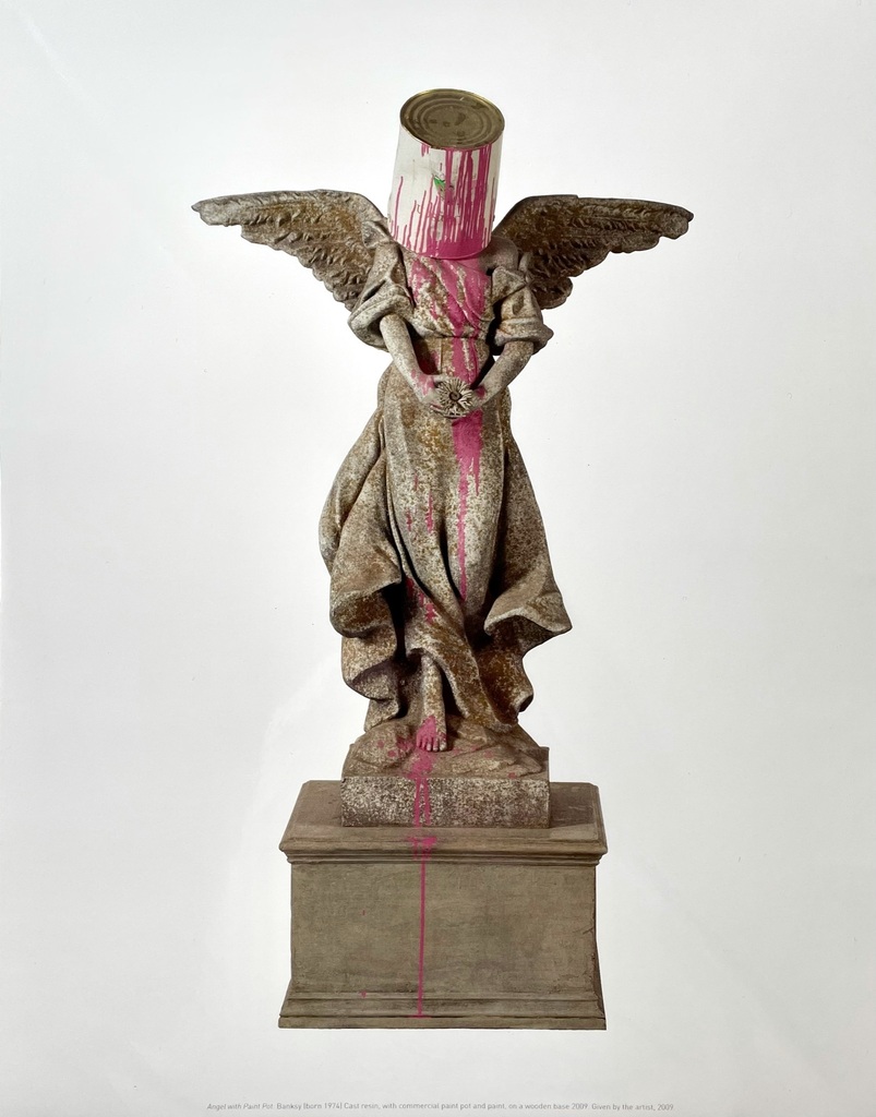 Banksy, Angel with Paint Pot, 2018