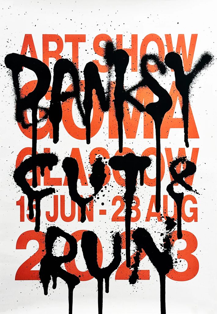 Banksy, Cut & Run Art Show Poster, 2023