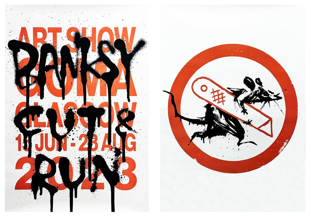 Banksy, Cut & Run Poster Set, 2023
