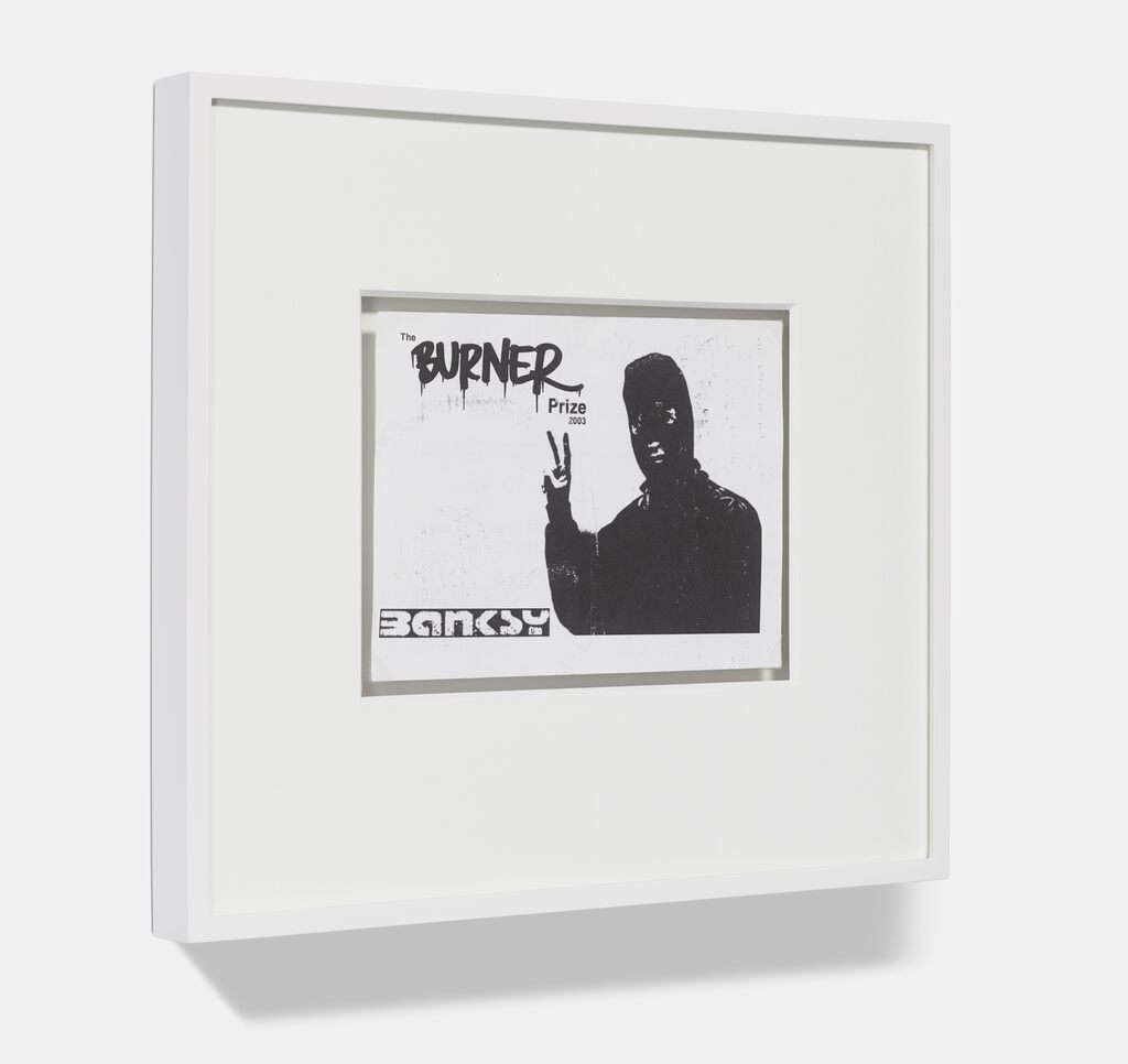 Banksy, BANKSY BURNER PRIZE | 'CERTIFICATE OF AUTHENTICITY', 2003