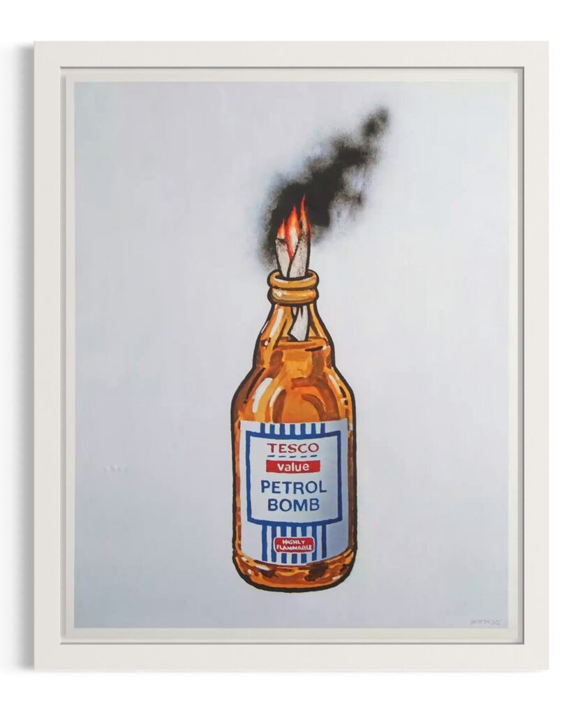 Banksy, Tesco Value Petrol Bomb, 2011