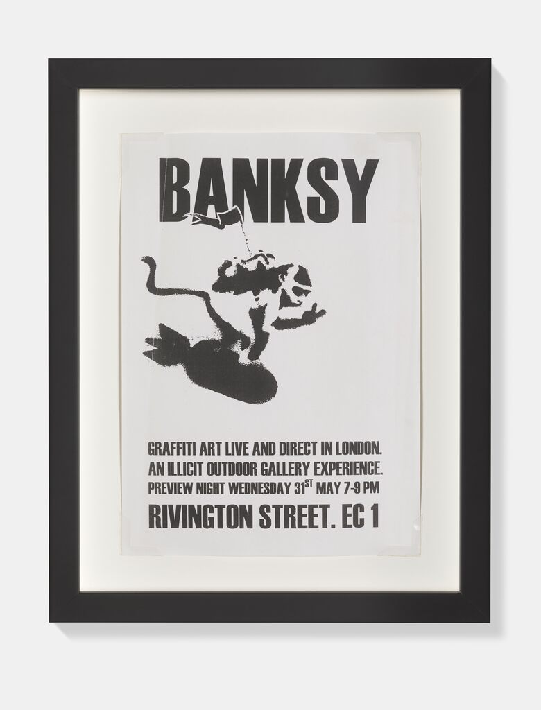 Banksy, 'BANKSY' [Rivington Street Tunnel Exhibition - Announcement poster], 2000