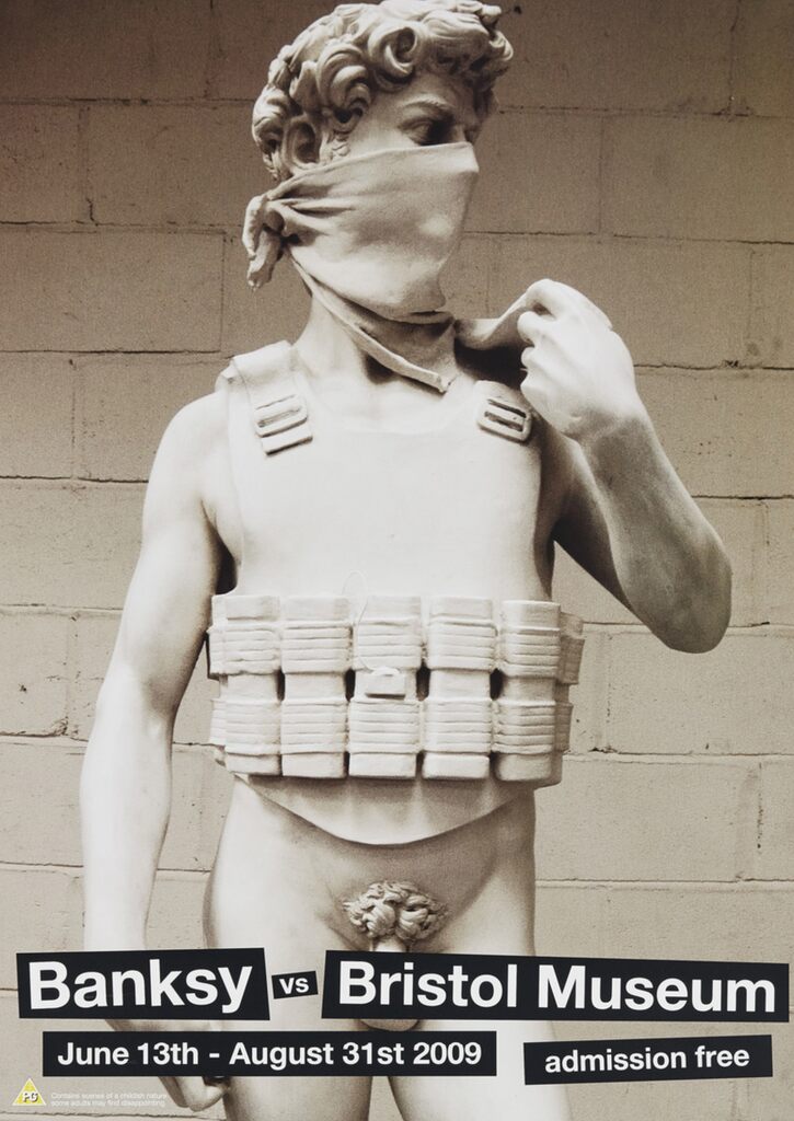 Banksy, David Bristol Museum Poster, 2009