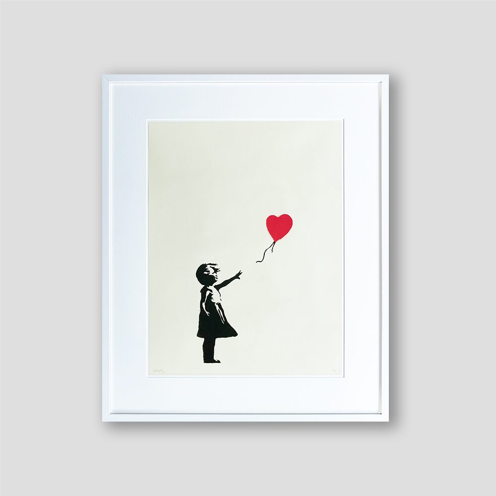 Banksy, Girl with Balloon - Signed, 2004