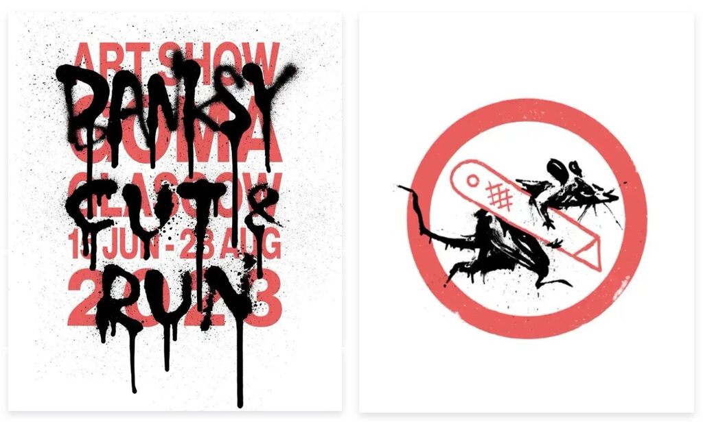 Banksy, Cut & Run Poster Set, 2023