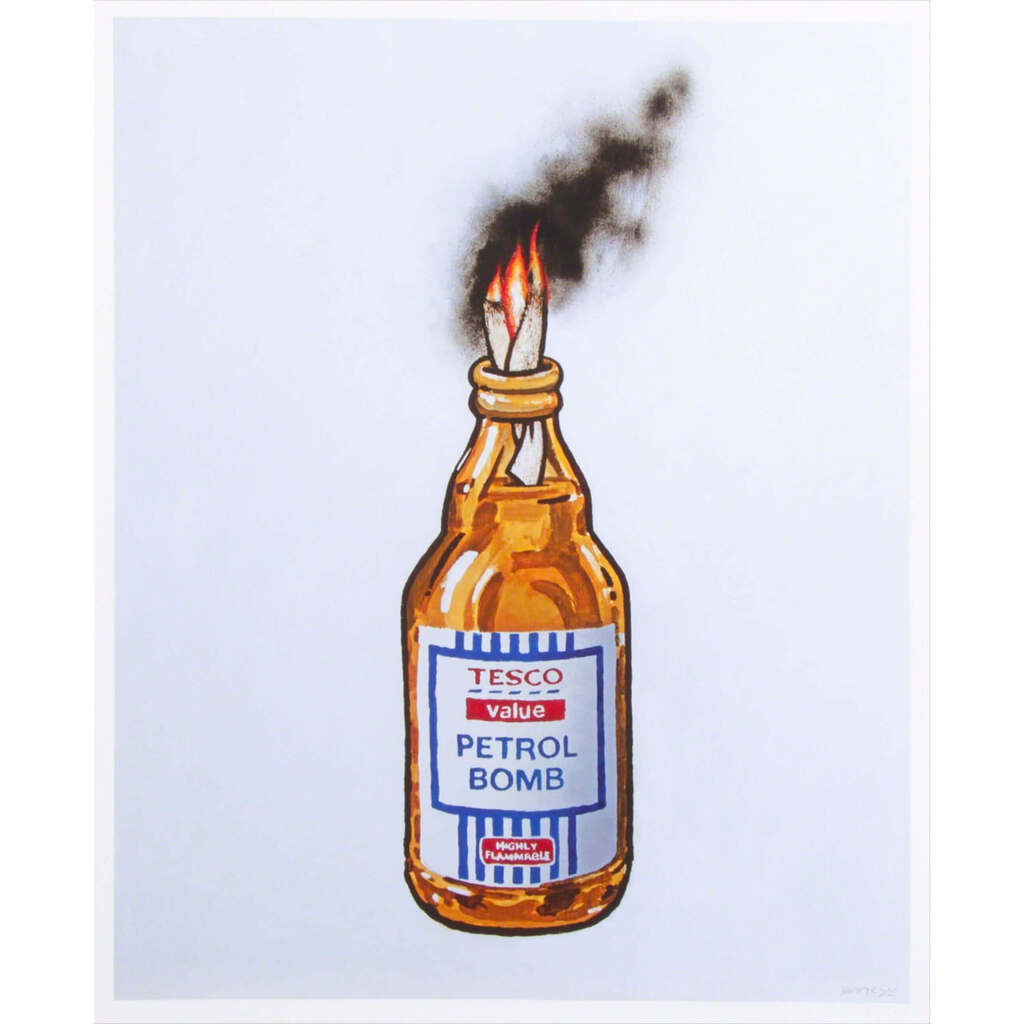 Banksy, Petrol  bomb, 2011