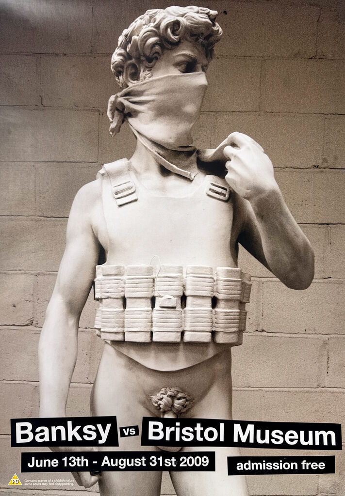 Banksy, Banksy vs. Bristol Museum: David (Con tubo originale), 2009