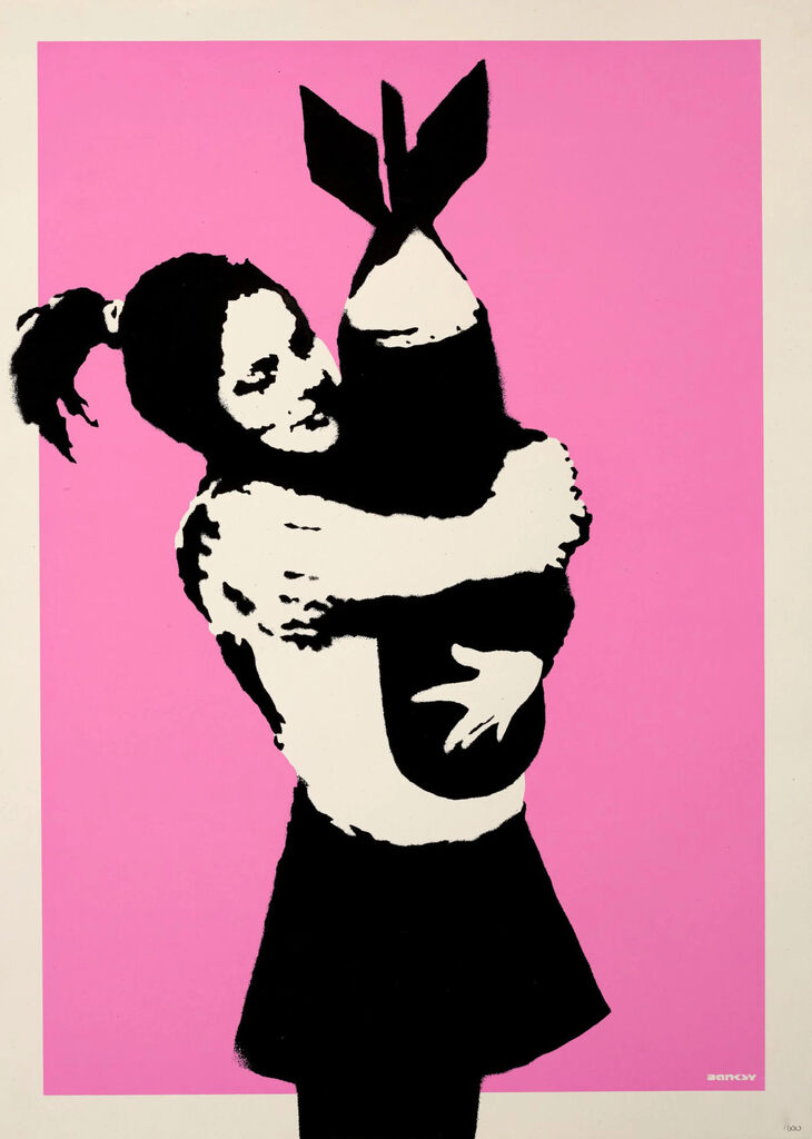 Banksy, Bomb Love - Unsigned, 2003