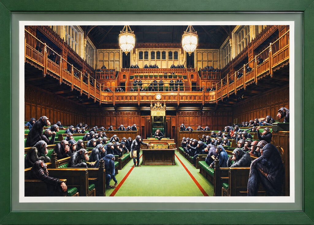 Banksy, Monkey Parliament, 2009