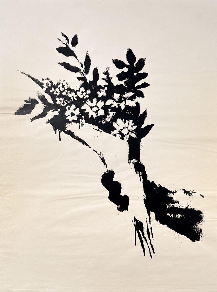 Banksy, GDP Flower Thrower - Bouquet, 2018