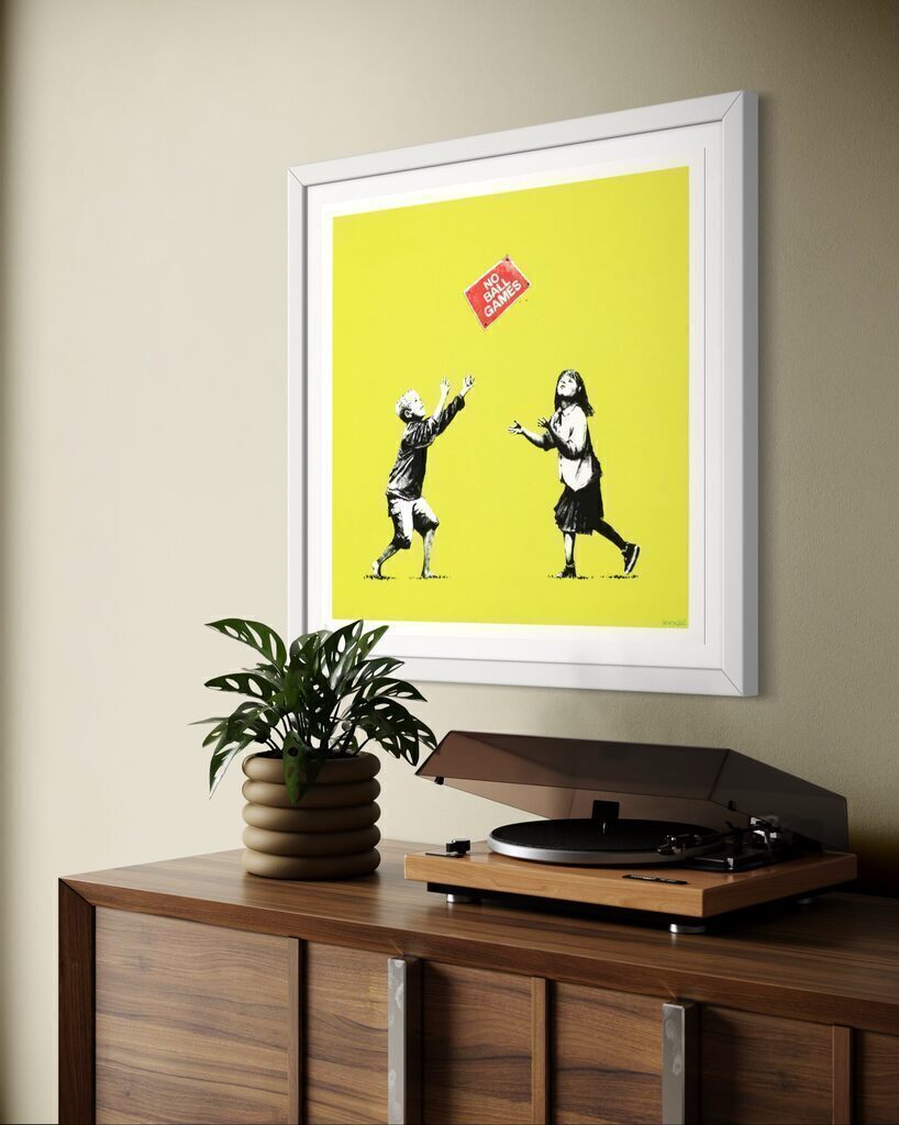 Banksy, No Ball Games (Green Variant), 2009