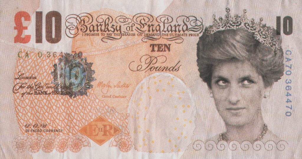 Banksy, Di-faced Tenner