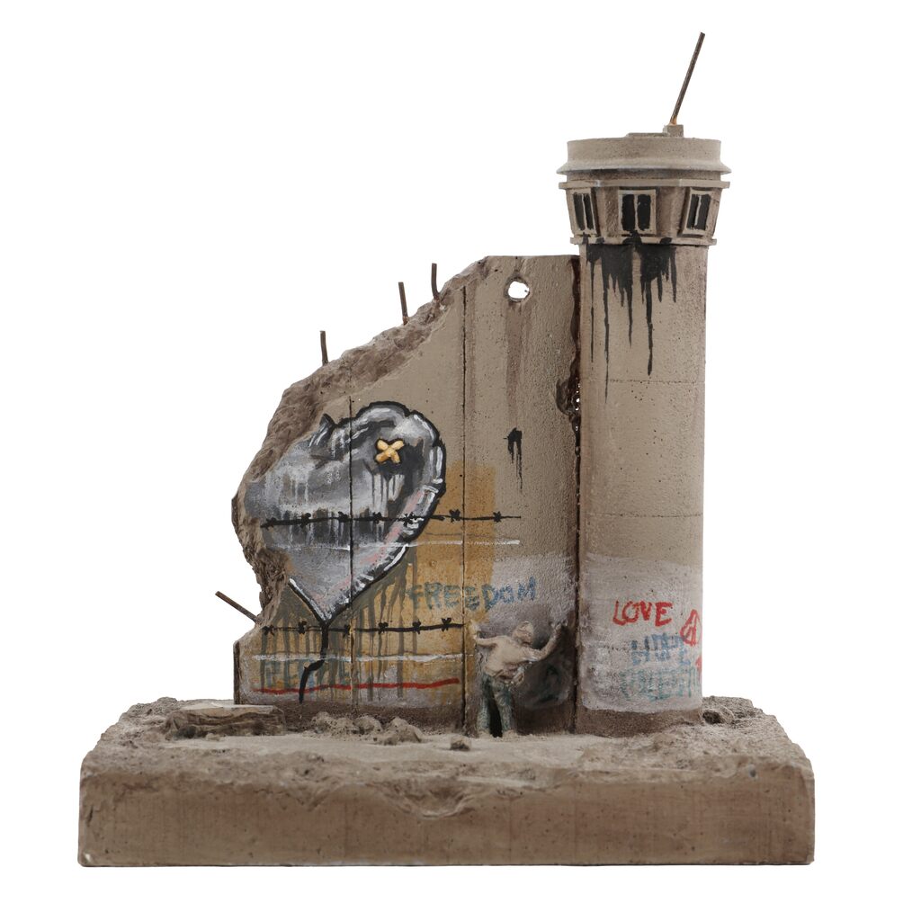 Banksy, Wall Souvenir (Guard Tower), 2018