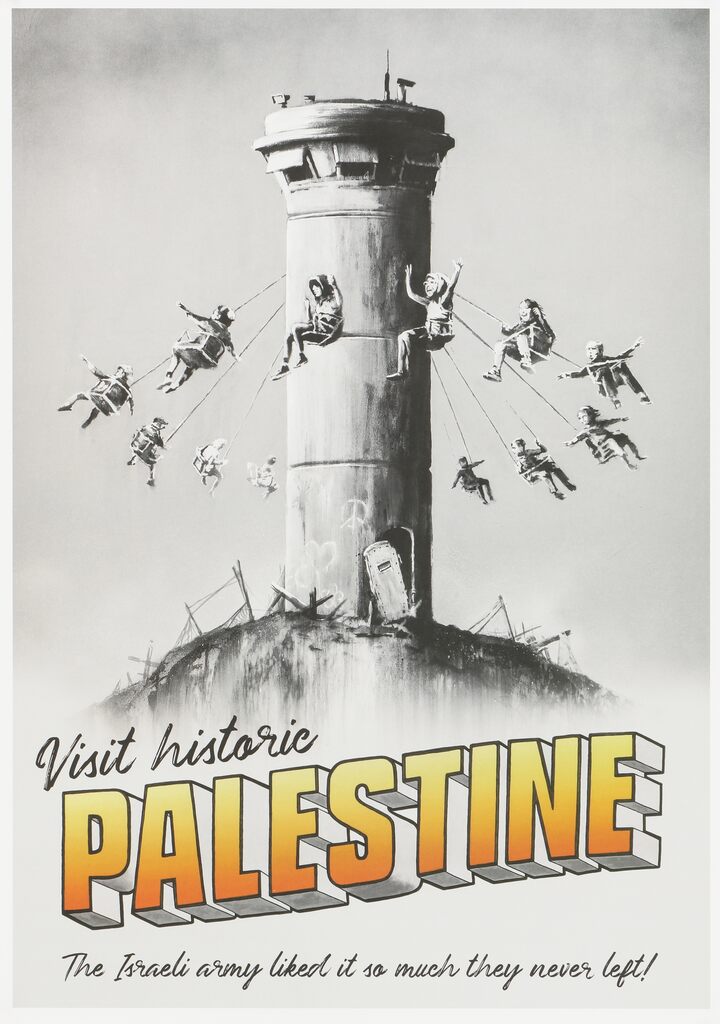 Banksy, Visit Historic Palestine, 2018