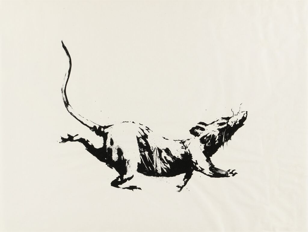 Banksy, GDP Rat, 2019