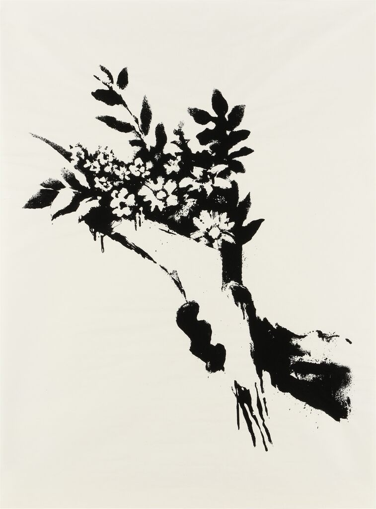 Banksy, GDP Flower Thrower, 2019