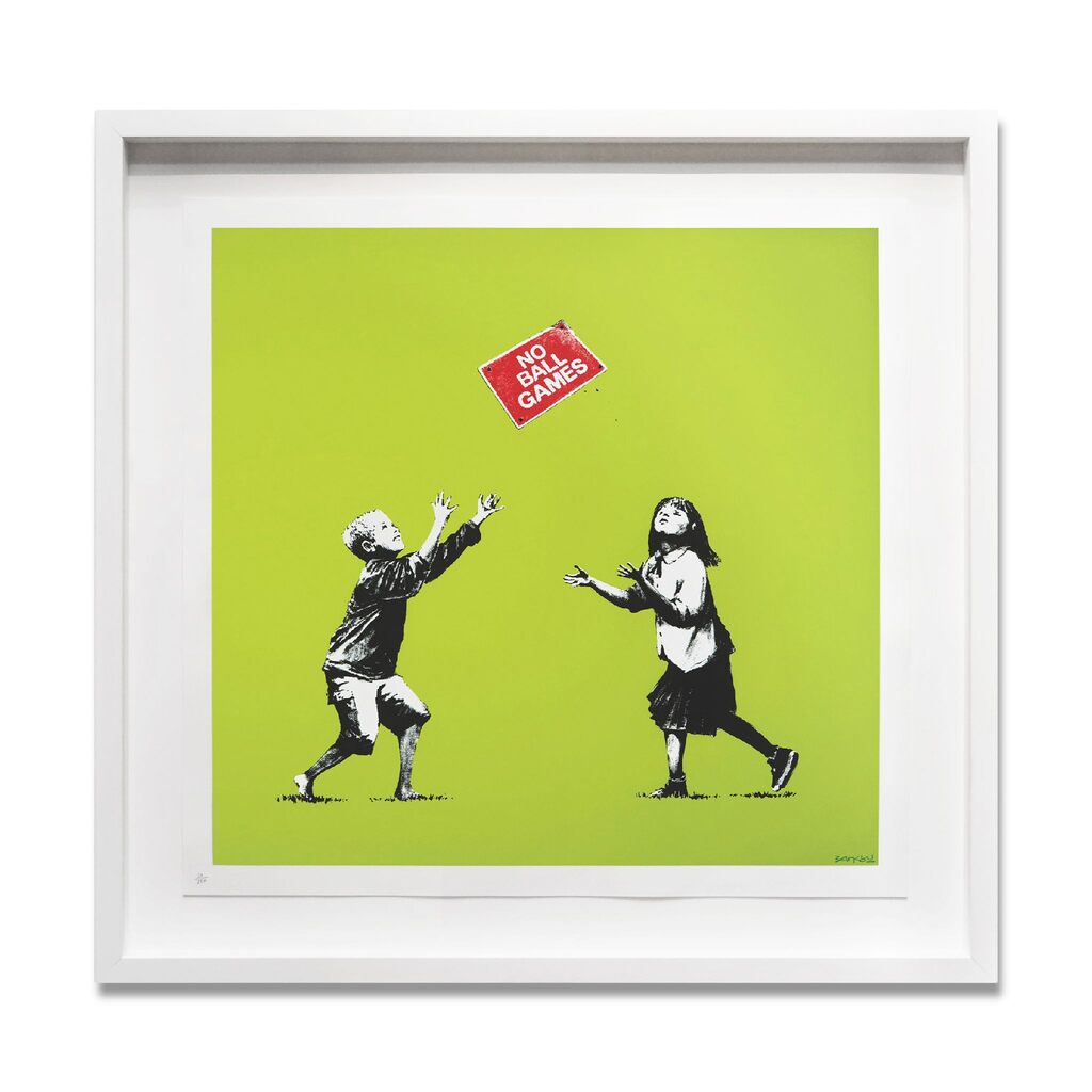 Banksy, No Ball Games, 2009