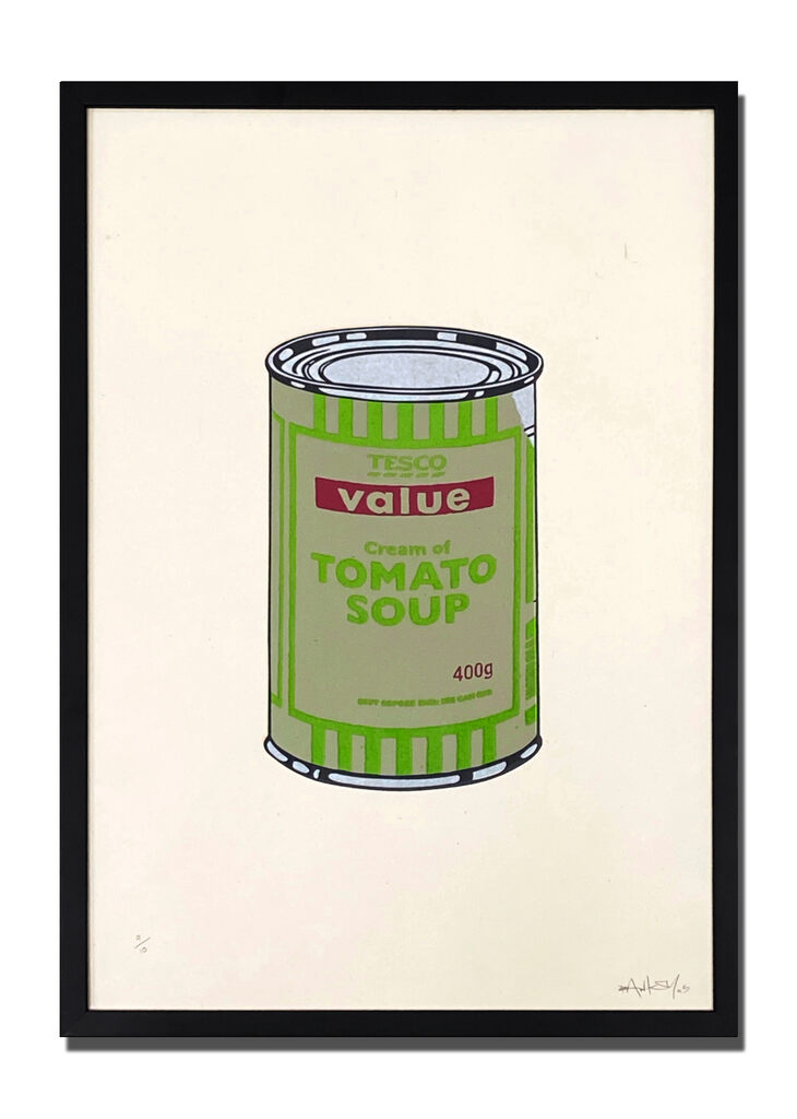 Banksy, Soup Can (Green Lime Cherry), 2005