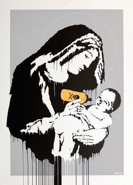 Banksy, Toxic Mary (无签名), 2003