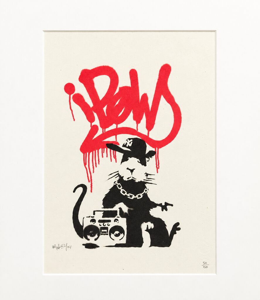 Banksy, Gangsta Rat, 2004