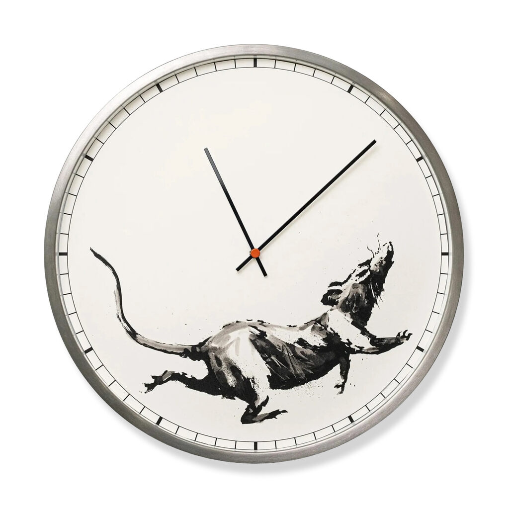Banksy, Rat Clock, 2019