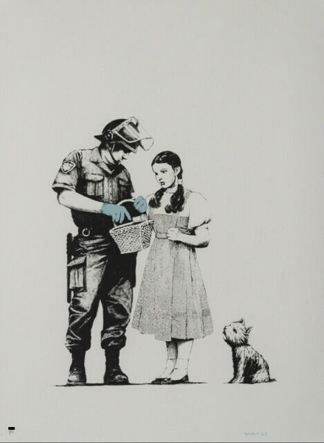 Banksy, Stop and Search (已签名), 2007