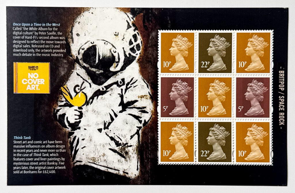Banksy, Queens Head Stamp Set, 2010