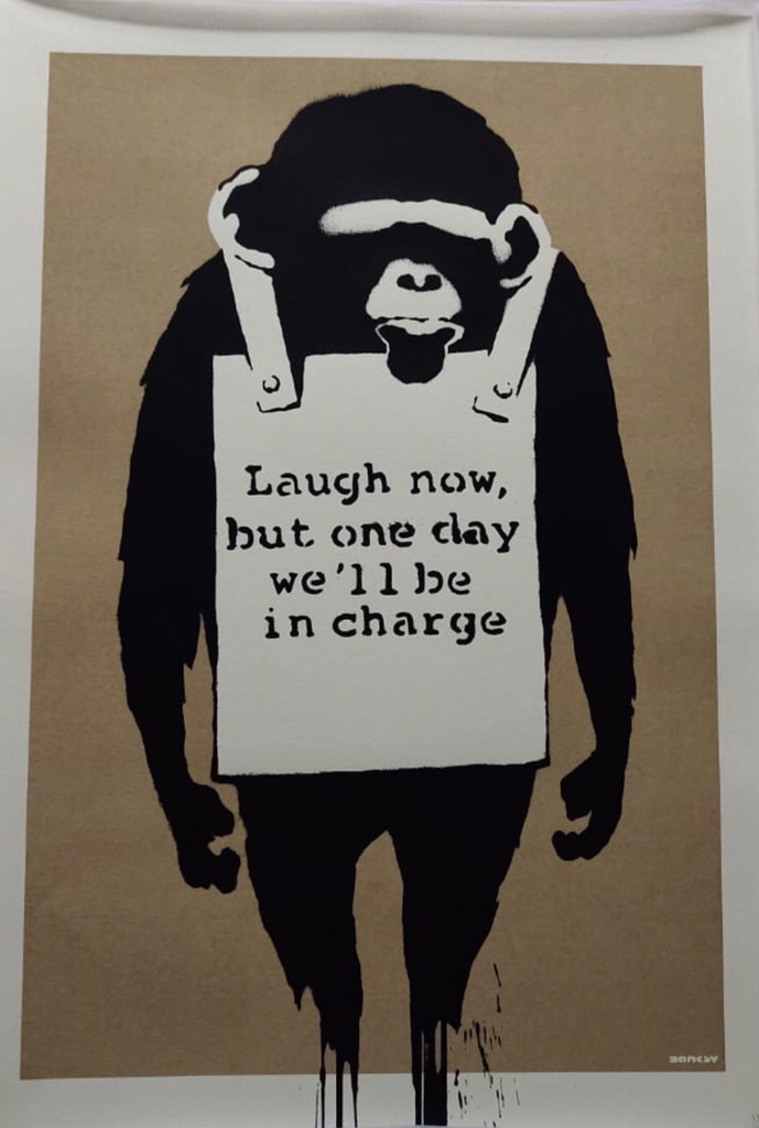 Banksy, Laugh Now, 2003