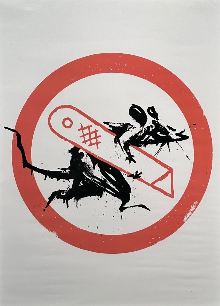 Banksy, Razor Rat, 2023