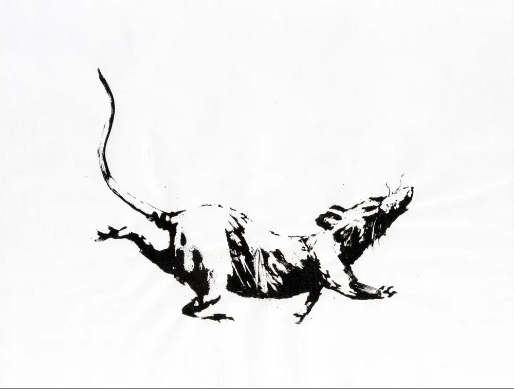 Banksy, GDP Rat, 2019