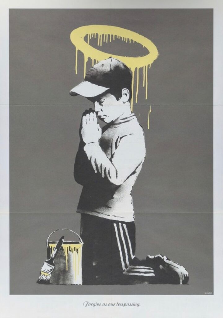 Banksy, “Forgive Us Our Trespassing” Exit Through The Gift Store Original Poster, 2010