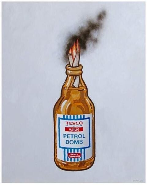 Banksy, Tesco Petrol Bomb, 2010