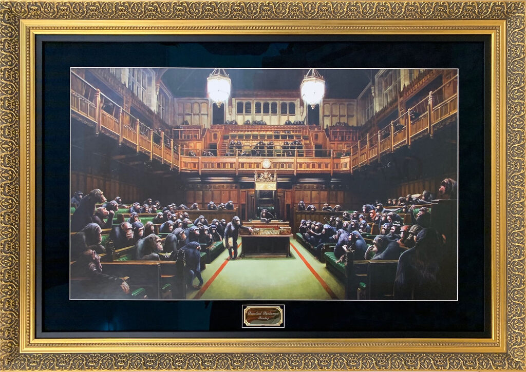 Banksy, Monkey Parliament, 2009