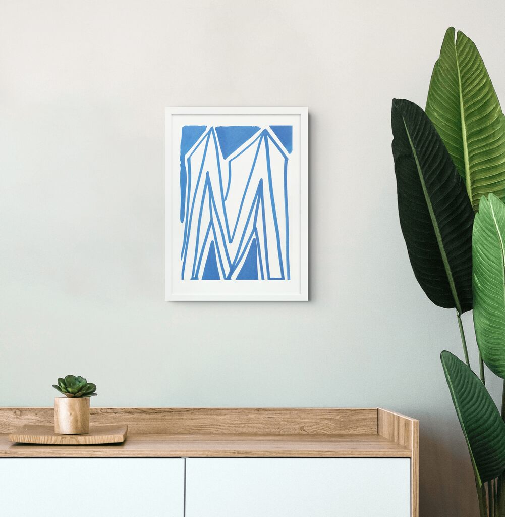 'M',From Hockneys Alphabet