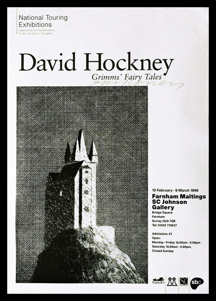 David Hockney, David Hockney -  Grimms' Fairy Tales (Hand Signed by David Hockney), 1996