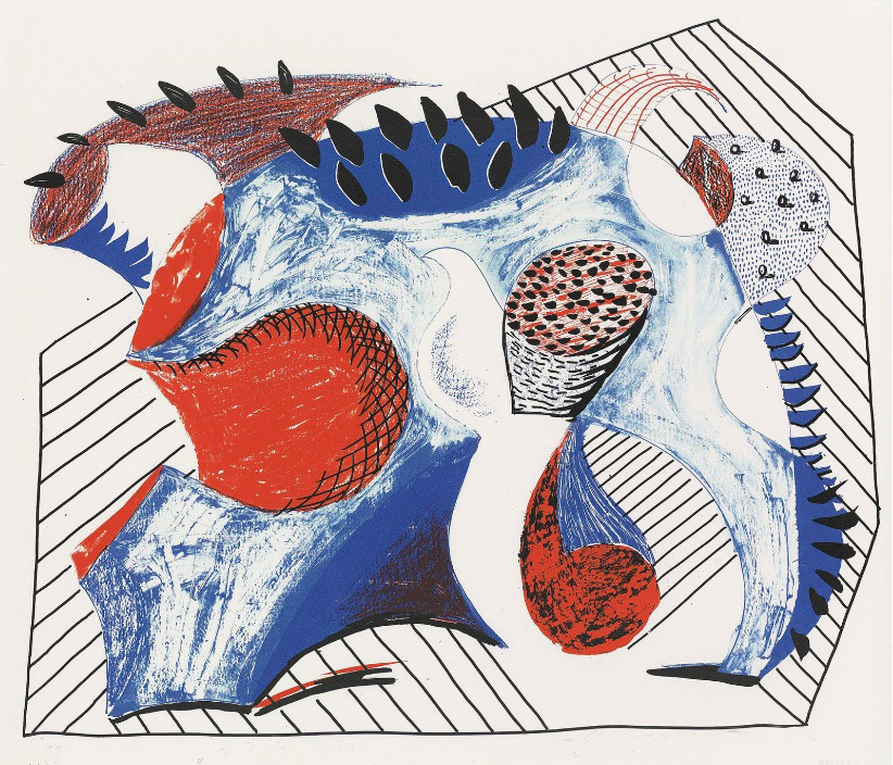 David Hockney, Untitled for Joel Wachs, 1993