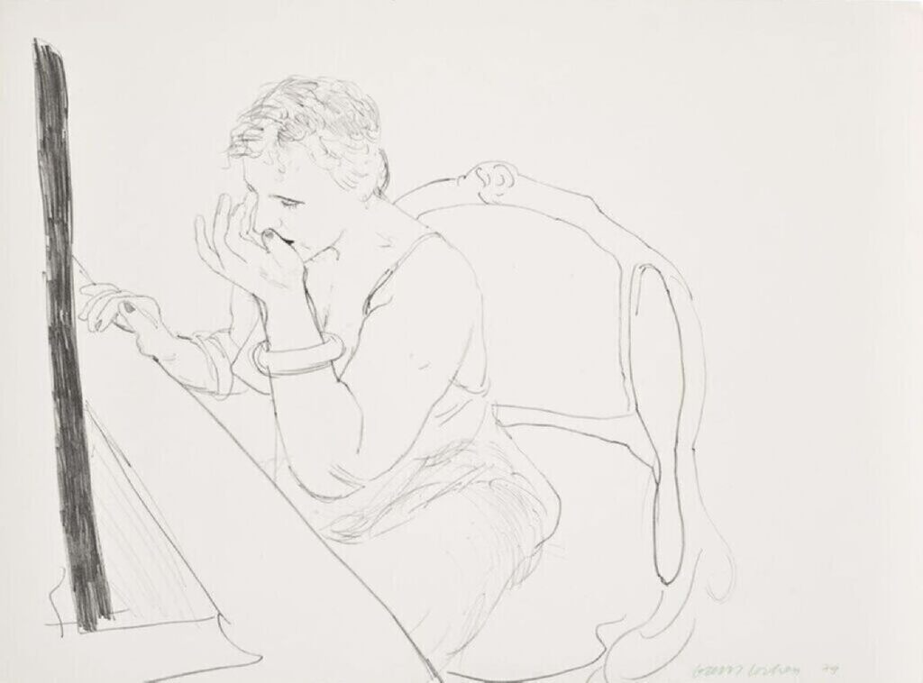 Celia Adjusting Her Eyelash (G.837), image 1