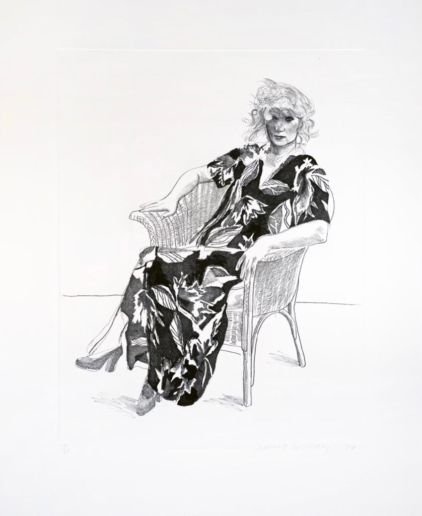 Celia in Wicker Chair, image 1