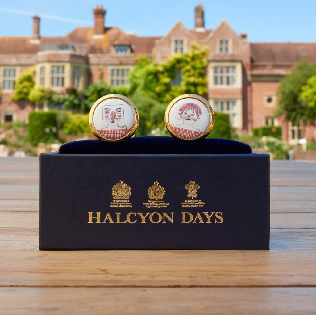 David Hockney - Rake's Progress Bedlam Cufflinks, image 1