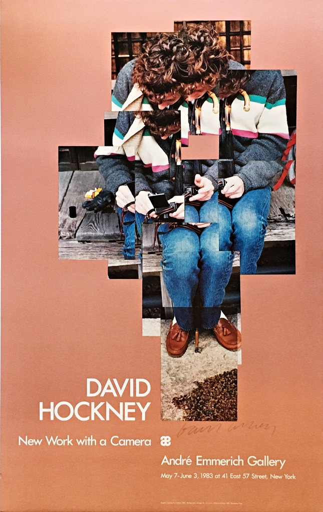 David Hockney, David Hockney - New Work With A Camera (Hand Signed by David Hockney), 1983