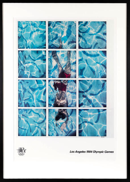 David Hockney, Swimmer (for the Los Angeles Olympic Games, 1984), 1982