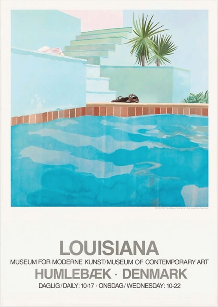 David Hockney, Pool And Steps, 2001